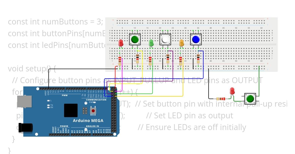 TESTINGbUTTON simulation