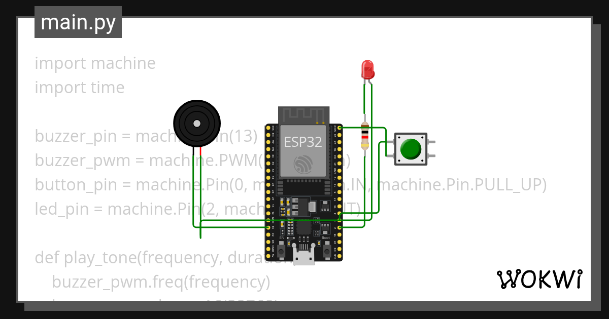 Wokwi - Online ESP32, STM32, Arduino Simulator
