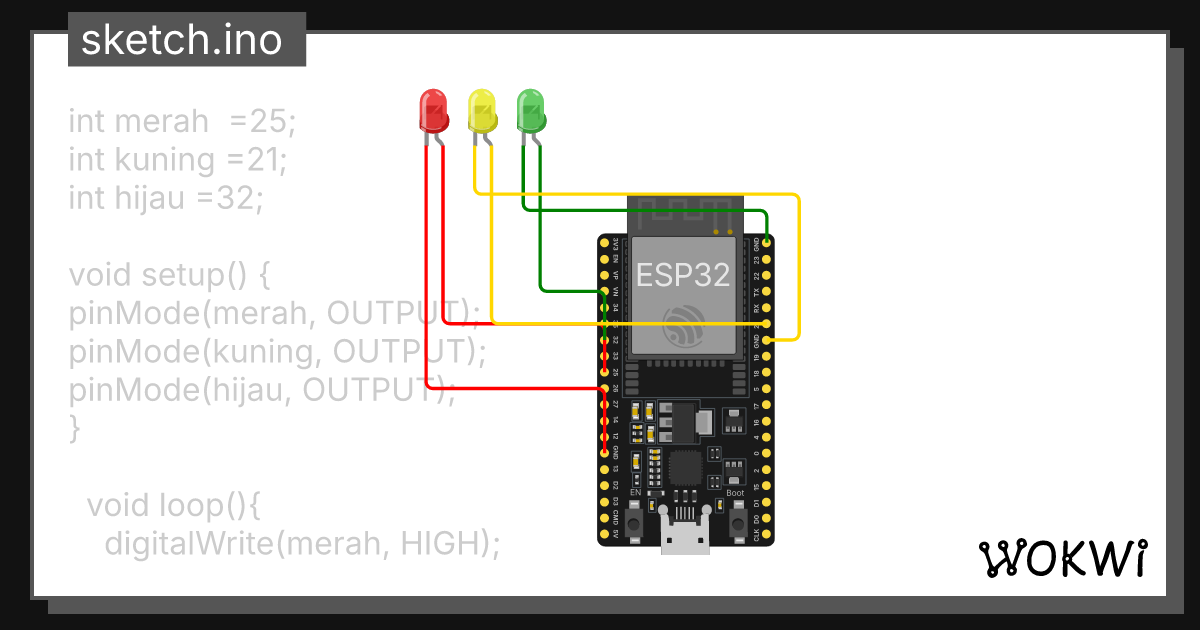 Wokwi - Online ESP32, STM32, Arduino Simulator