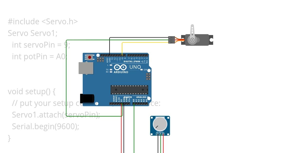 Servo Demo simulation