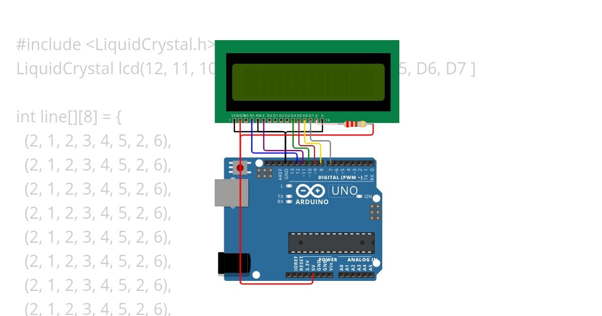 lcd_line simulation