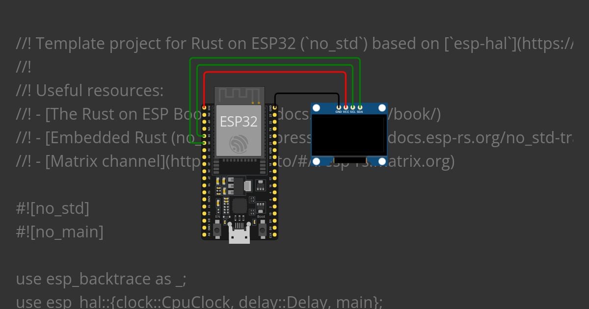 Rust Game On OLED