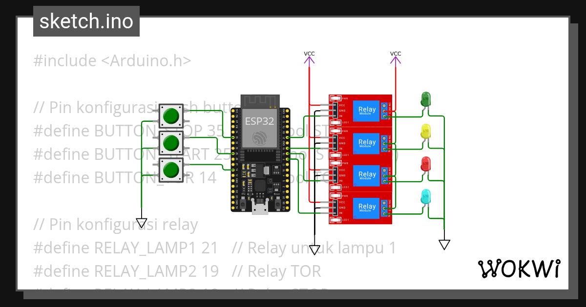 Wokwi - Online ESP32, STM32, Arduino Simulator