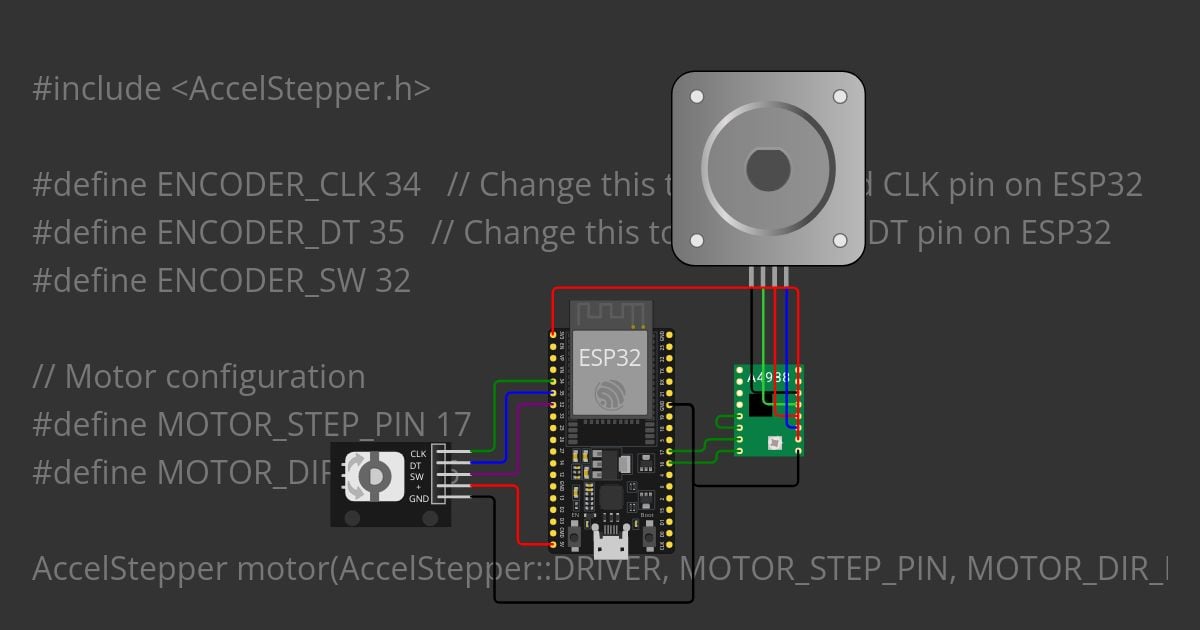 Nema17 with Encoder and esp32