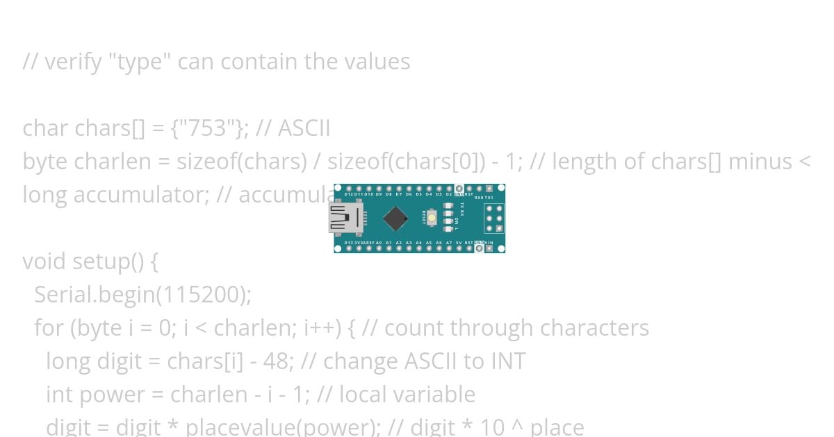 asciitodecimal simulation