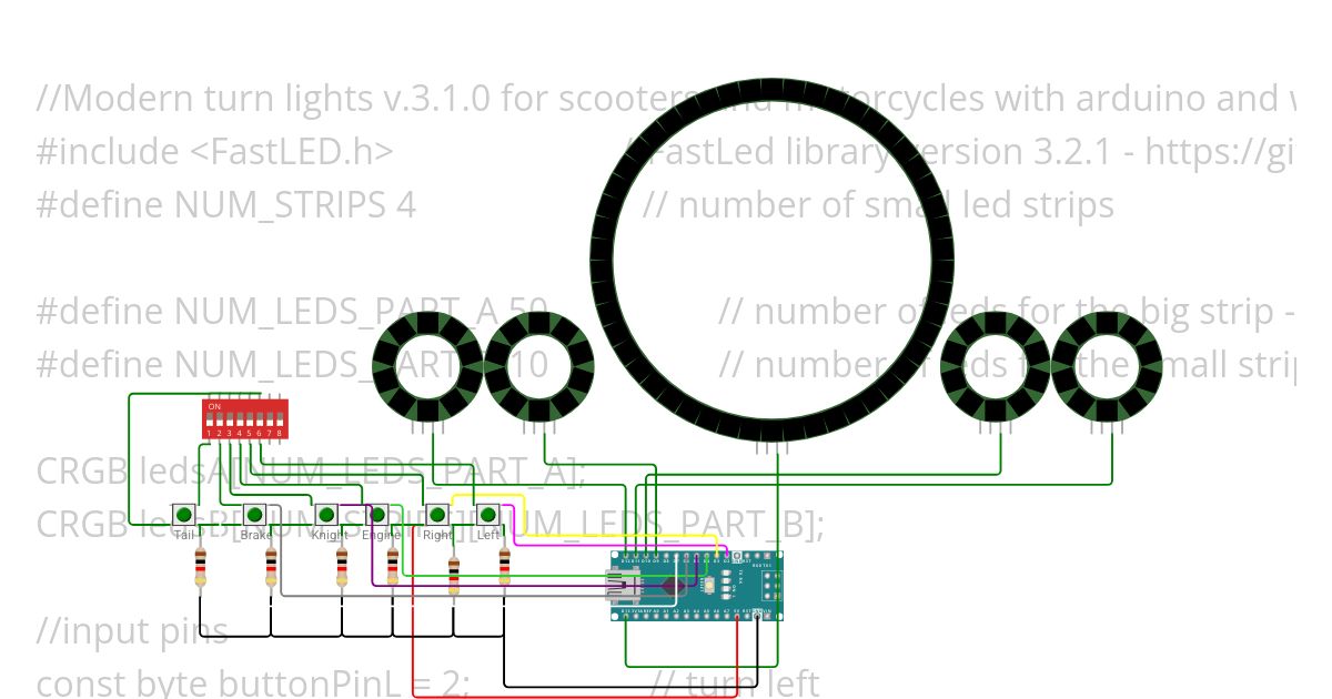 Bike Led Lights Copy simulation