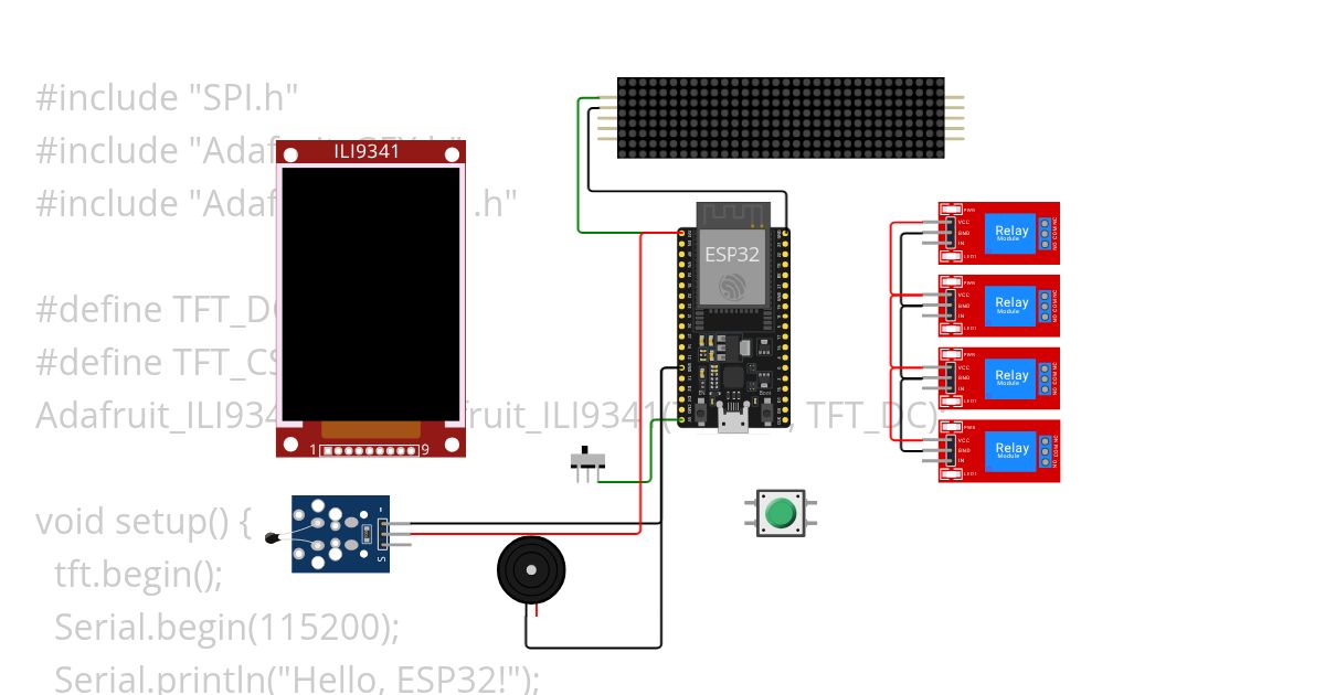 Display Board simulation