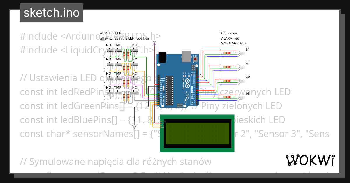 Wokwi - Online ESP32, STM32, Arduino Simulator