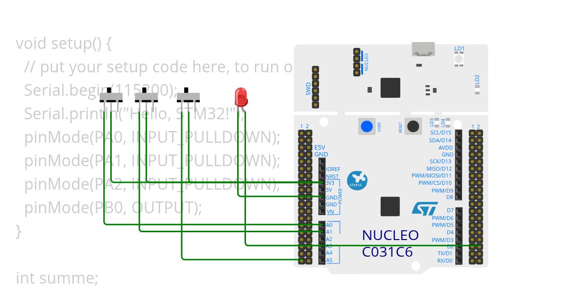 Kreuzschaltung simulation
