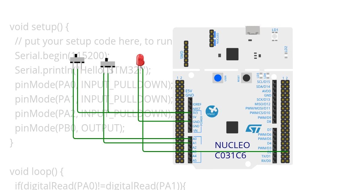 Wechselschaltung simulation