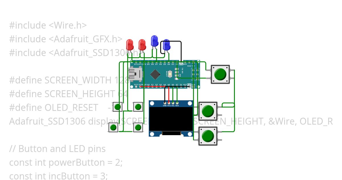 Heater veriable control  simulation