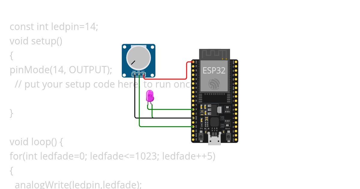 led PWM simulation