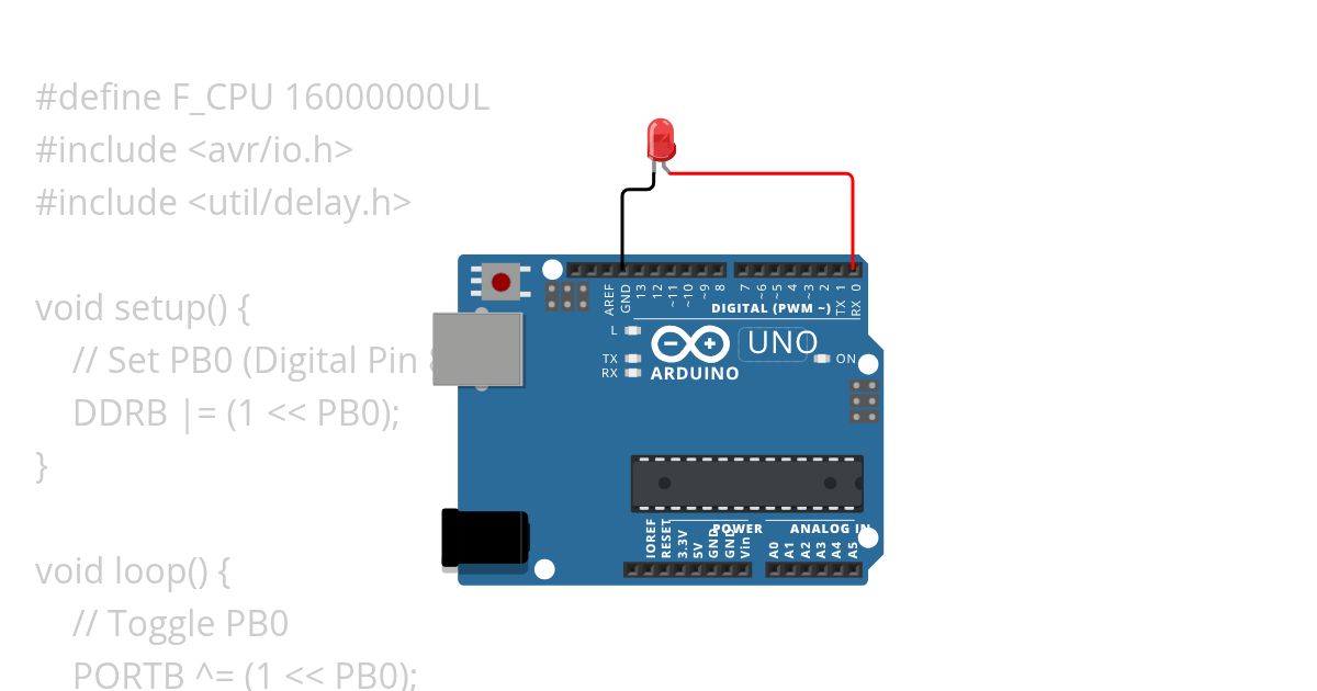 Baremetal in Arduino (Testing) simulation