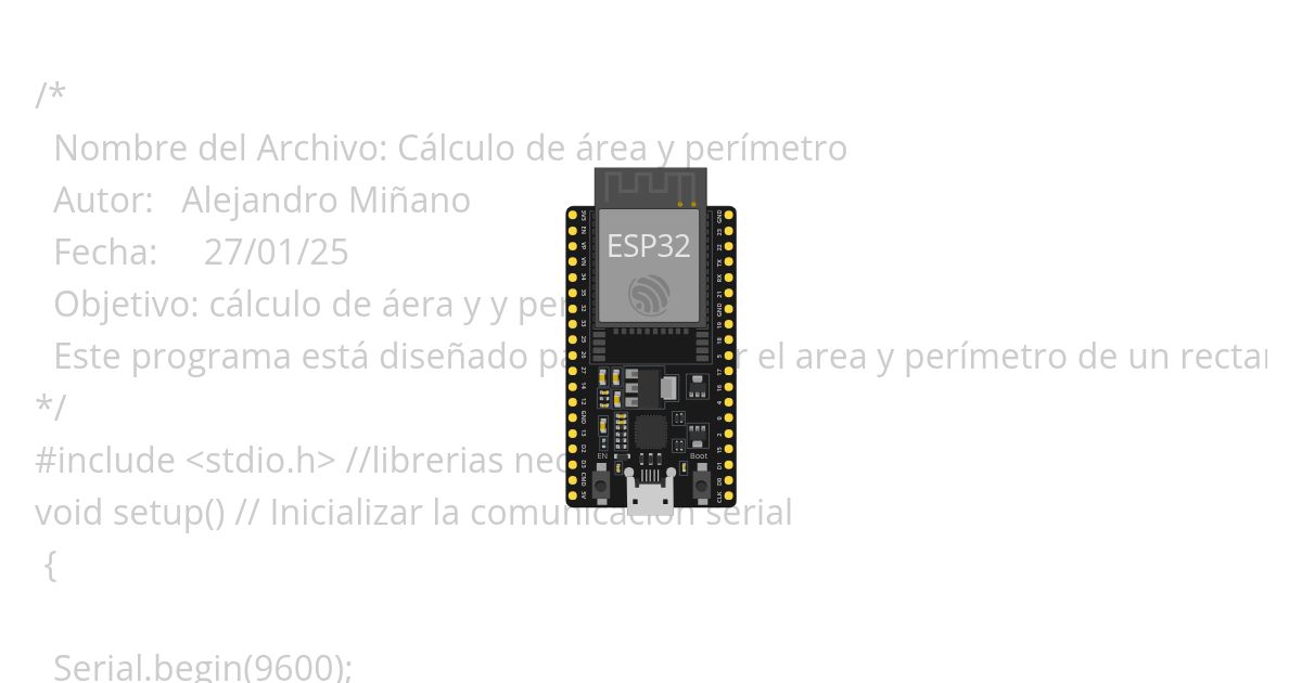 área y perímetro Alejandro simulation
