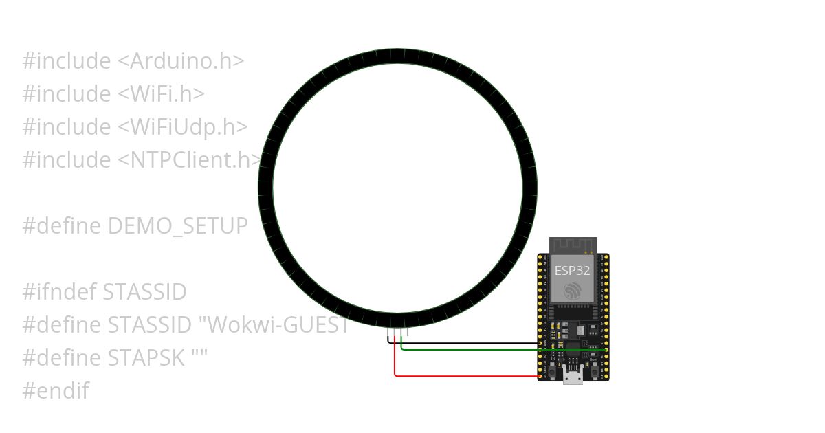 NTP Clock simulation