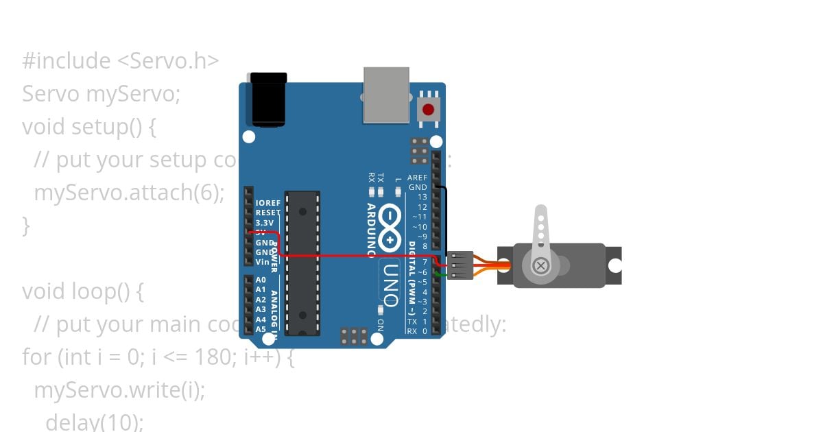 Servo Motor 2 simulation