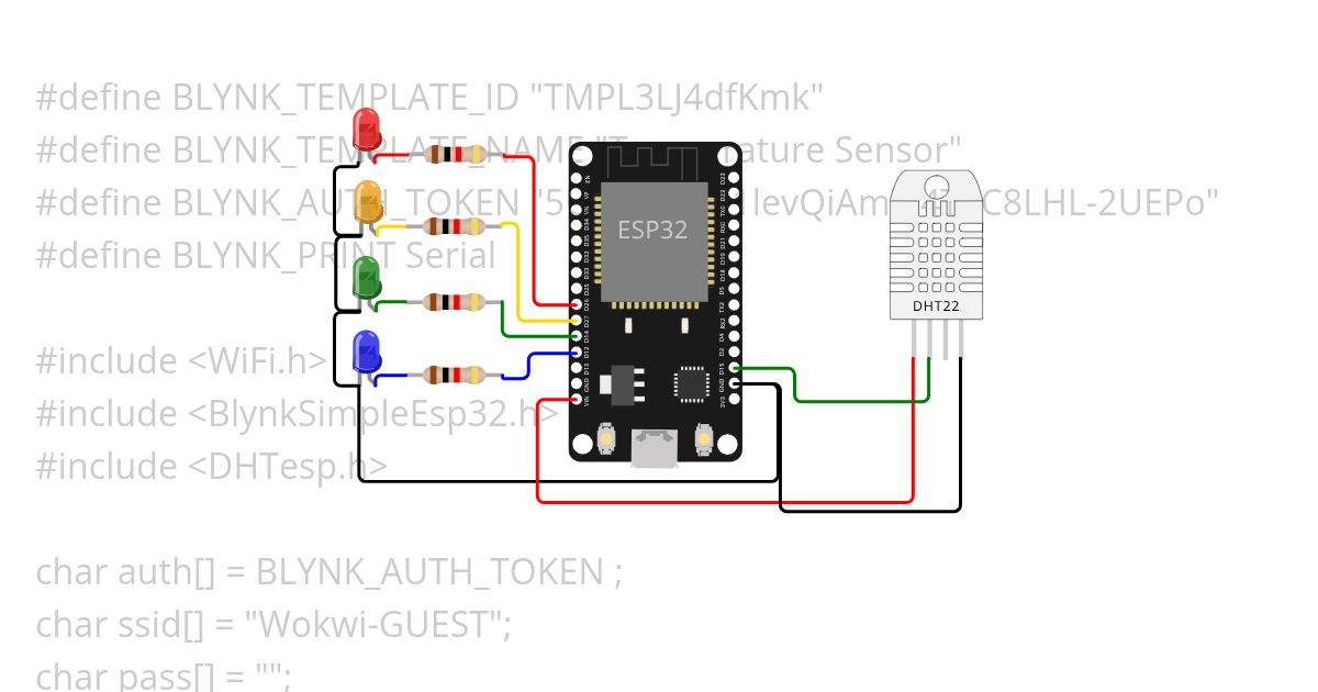 Temperature Sensor Non Variable simulation