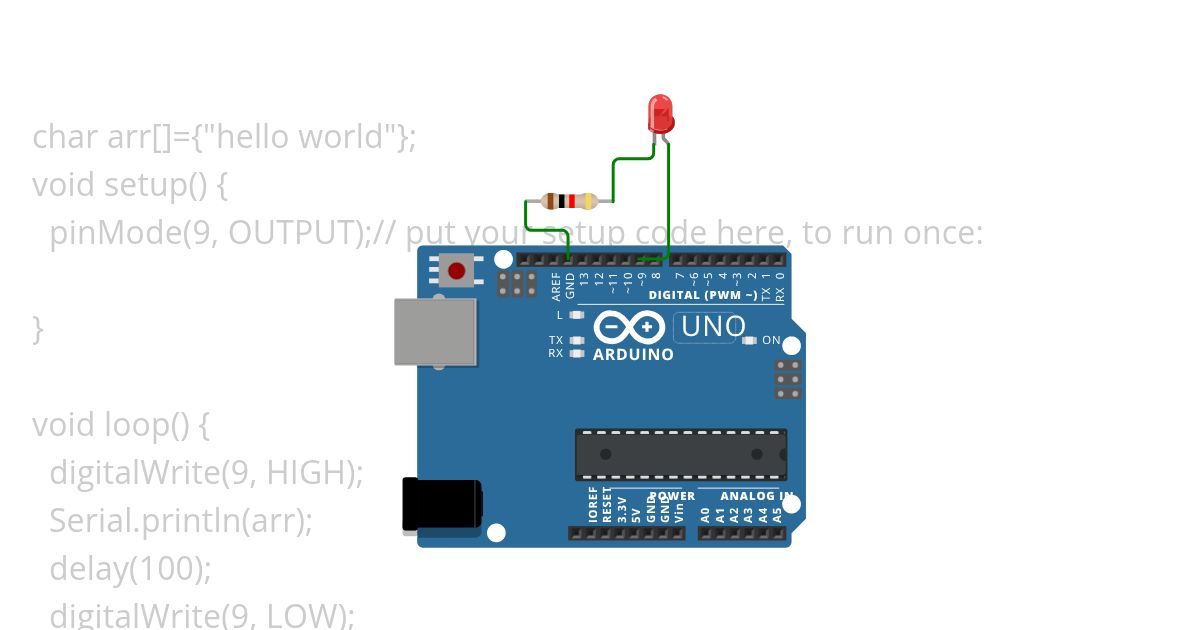 Q.18.LED INTERFACE simulation