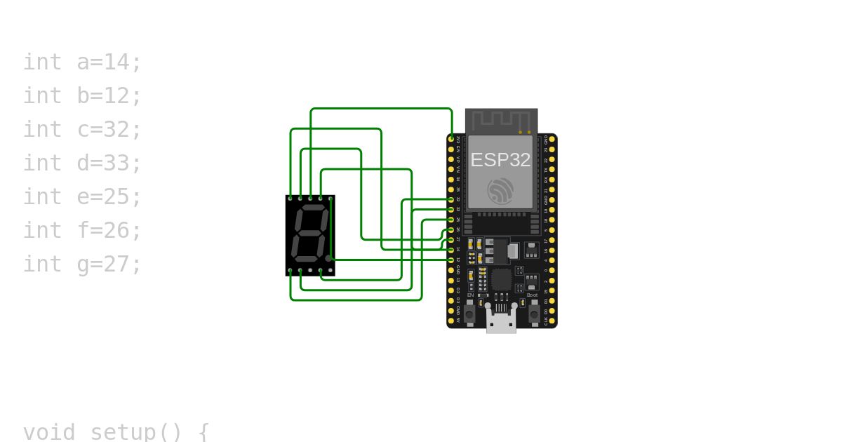 7 seg-ESP32 simulation