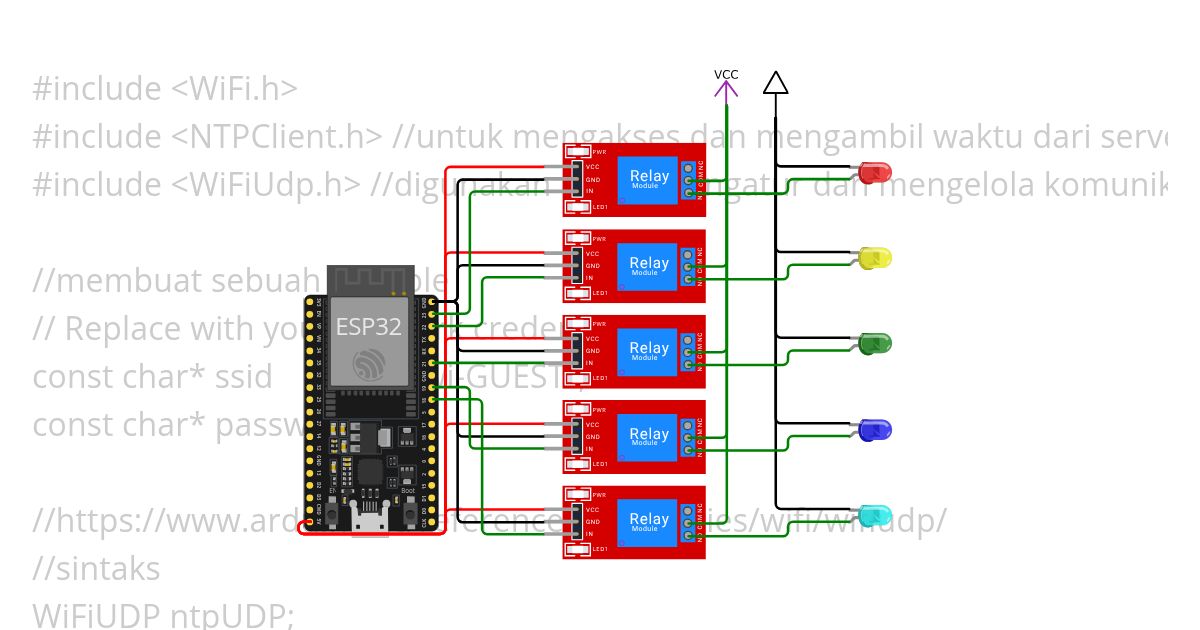 ntp date and time esp32  Copy simulation
