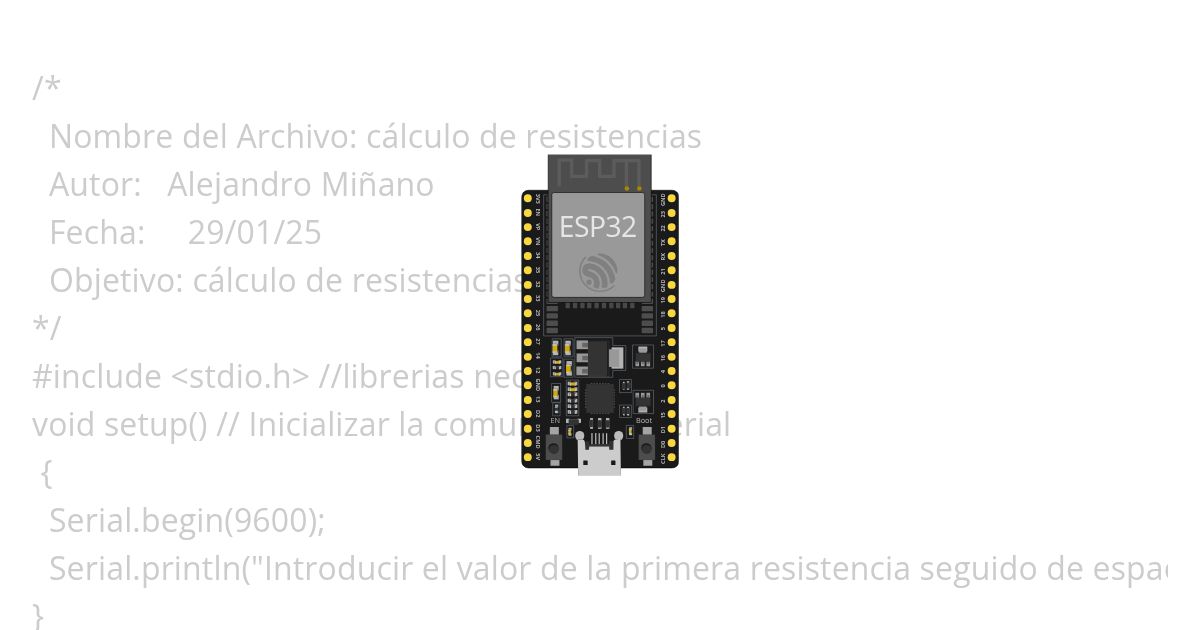 resistencias Alejandro simulation