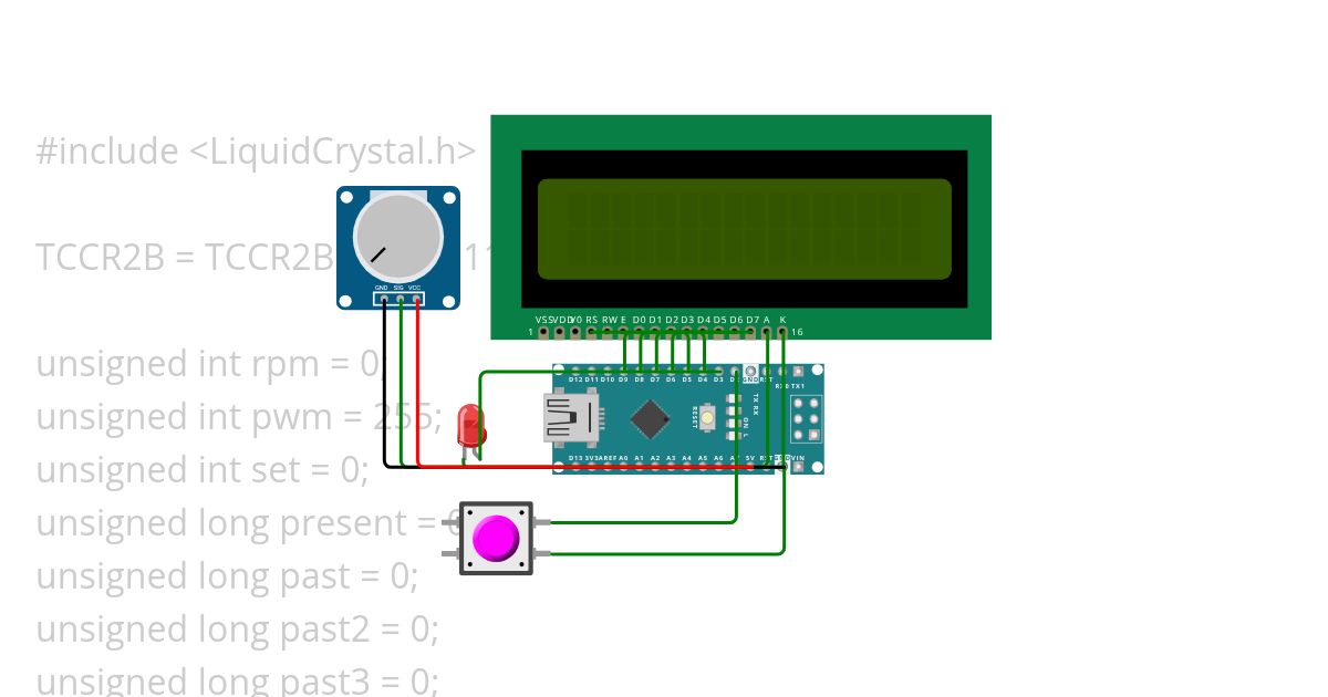 rpm keeping PWM simulation