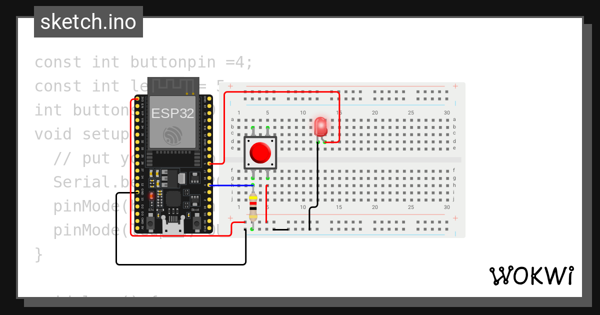 Projek Lampu LED Wokwi ESP32 Simulator - YouTube