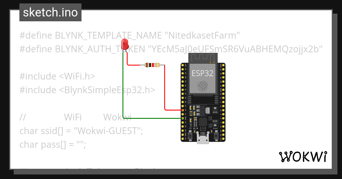Wokwi - Online ESP32, STM32, Arduino Simulator