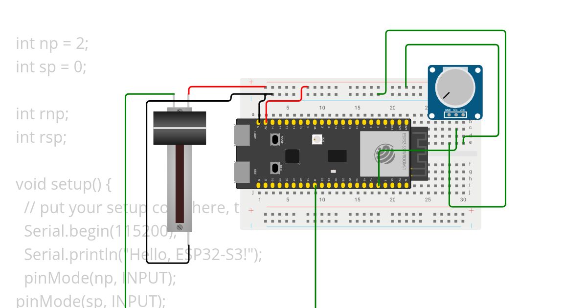 potentiometer simulation