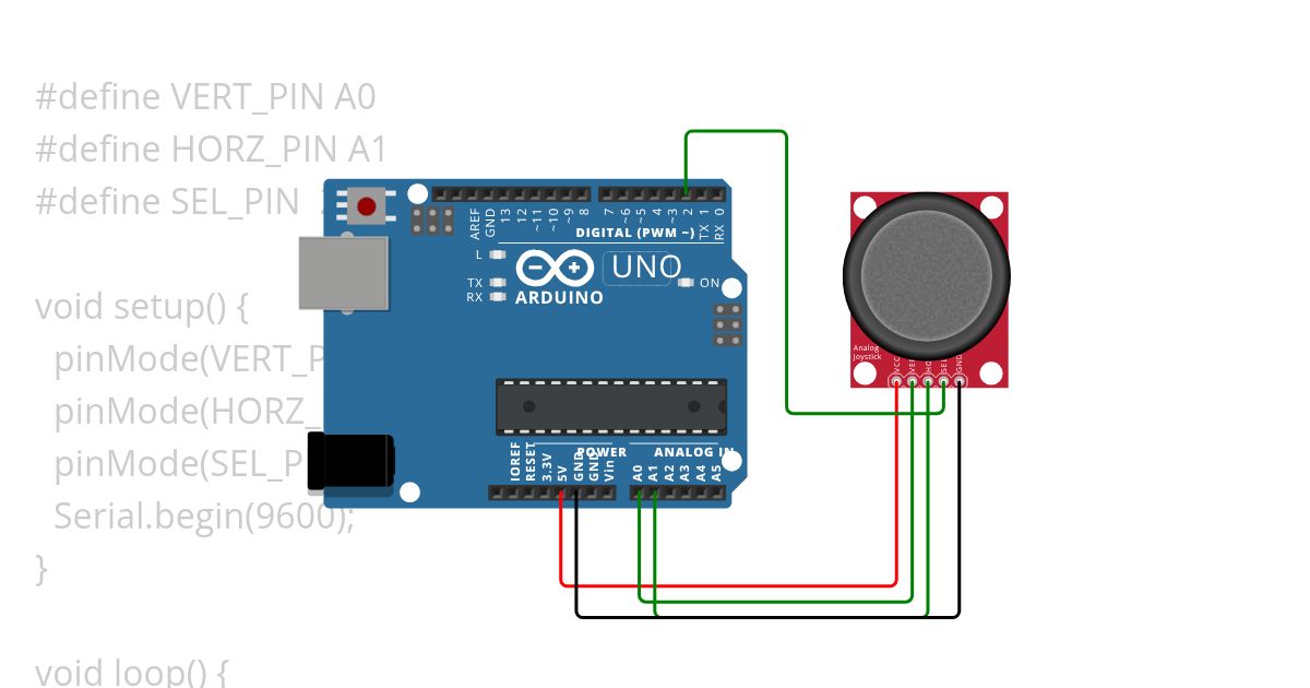 Arduino - joystick simulation