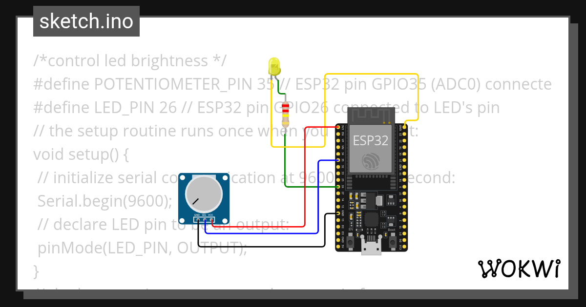 Wokwi - Online ESP32, STM32, Arduino Simulator