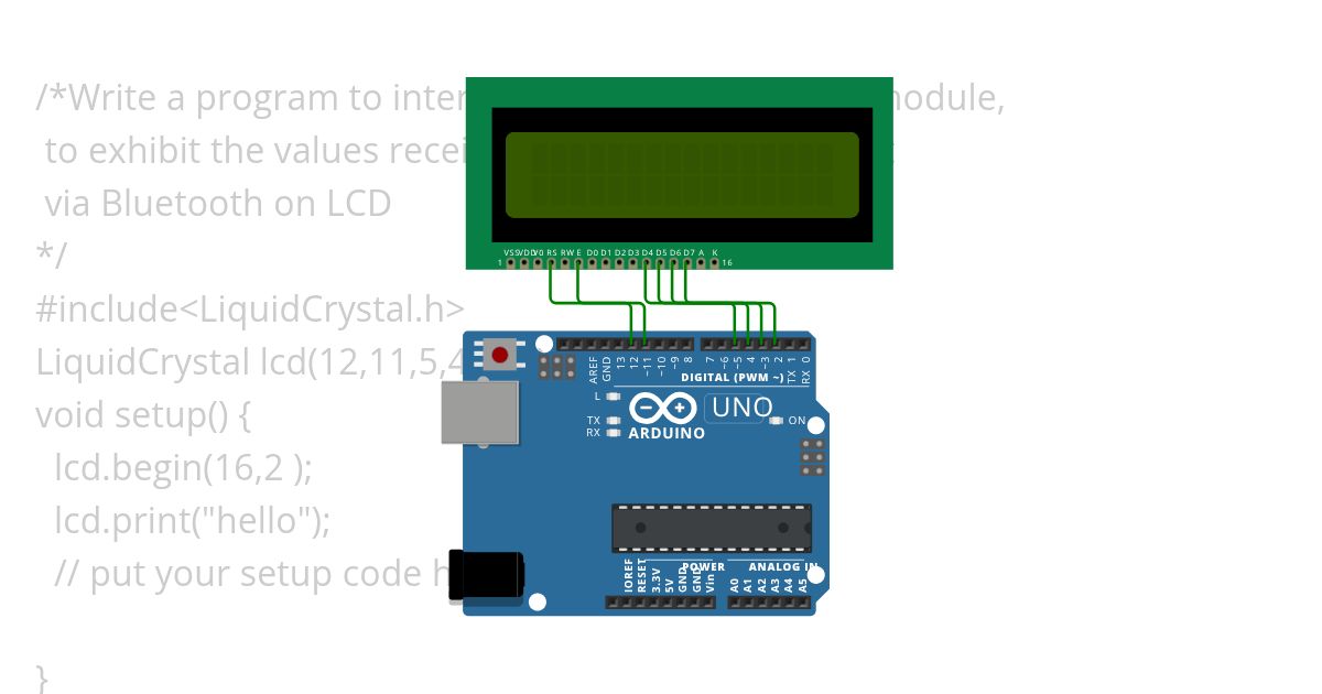 25.bluetooth with lcd simulation