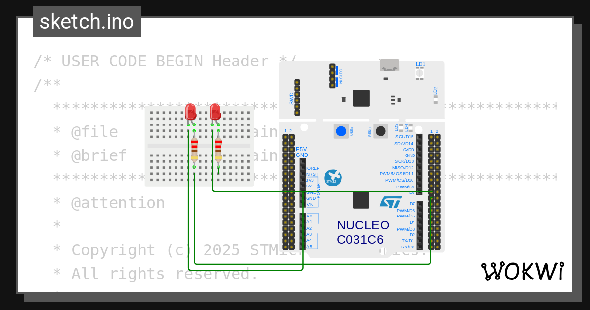 Wokwi - Online ESP32, STM32, Arduino Simulator