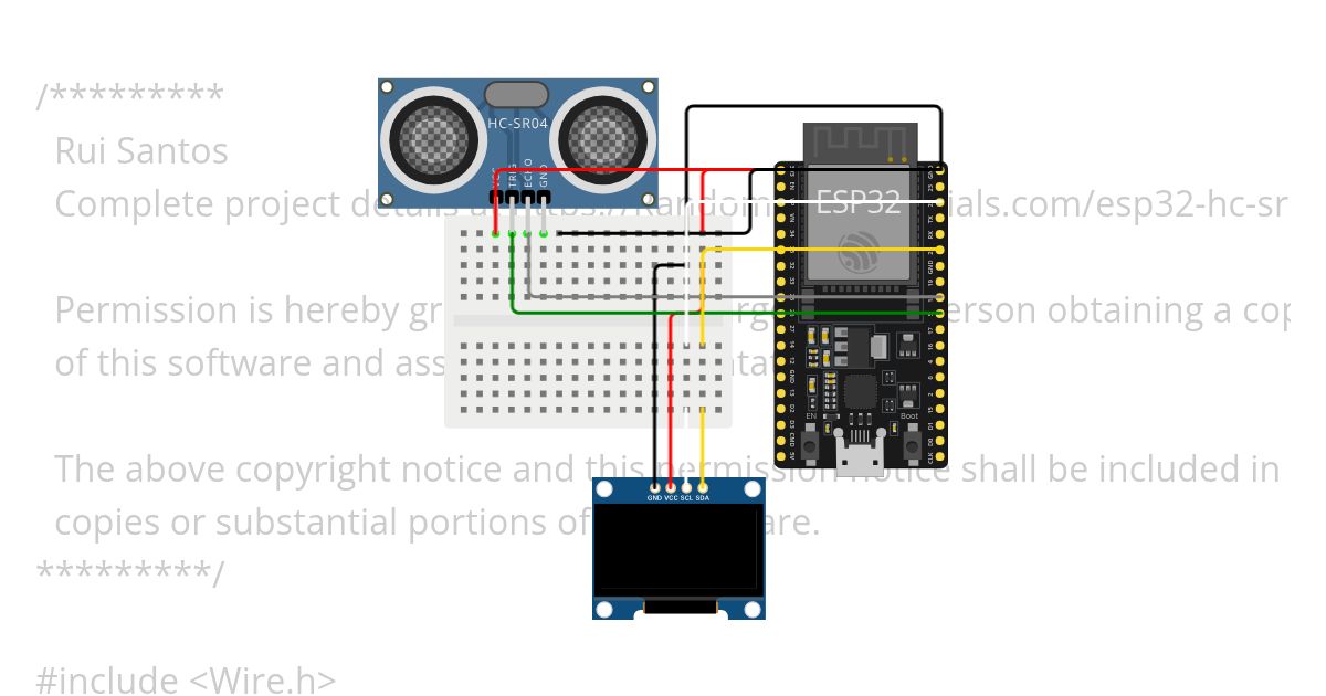 Distant sensor simulation