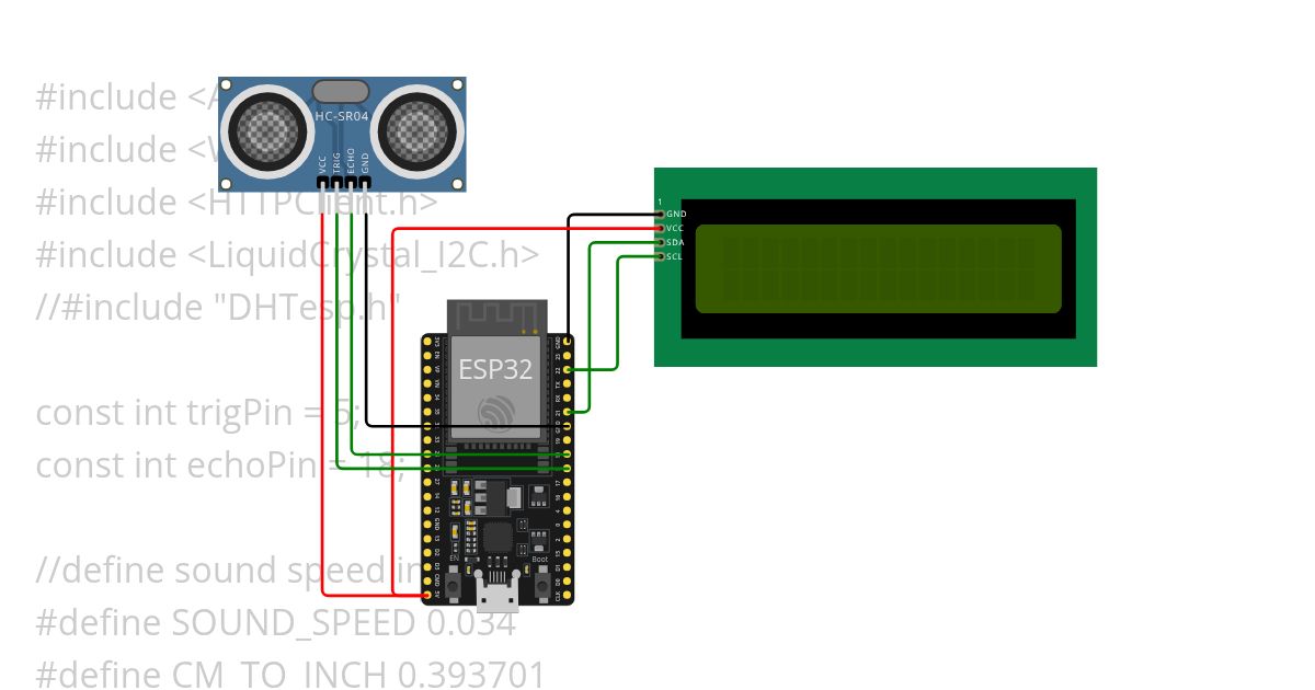 things board with distance simulation