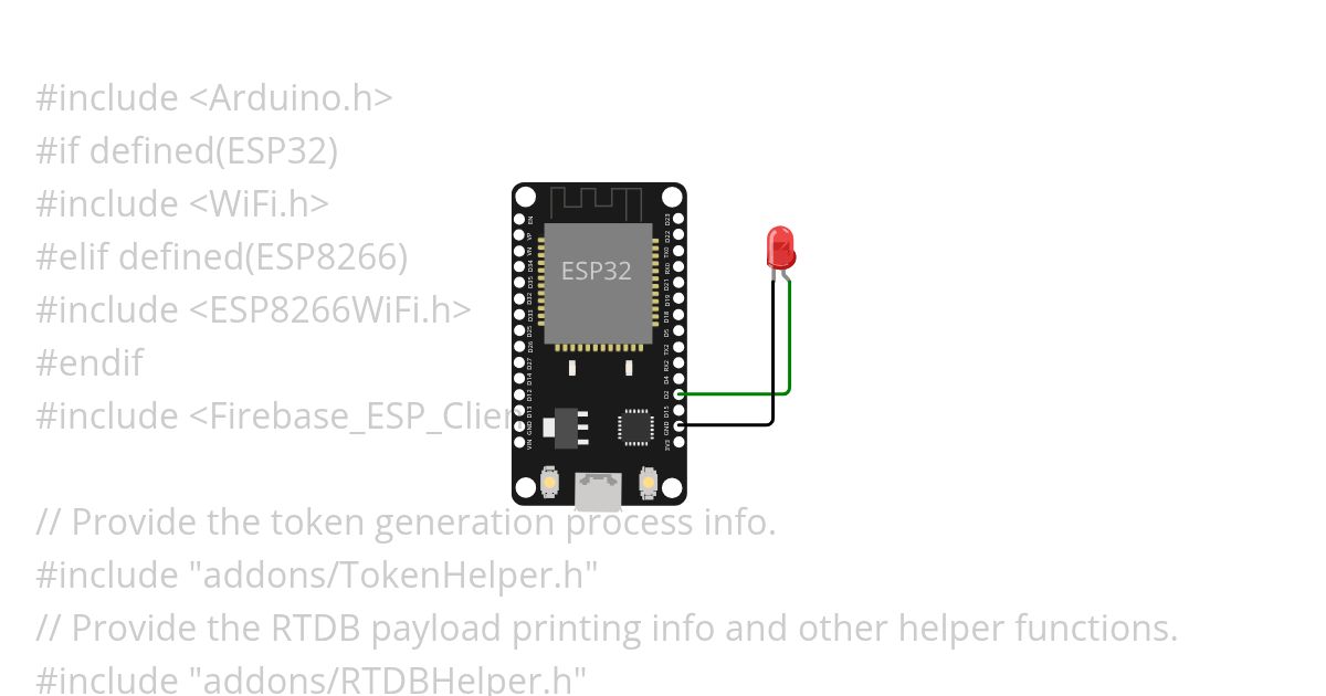 Firebase esp 32  simulation