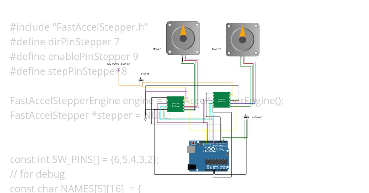 dual motor control system simulation