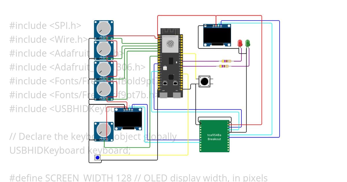 ESP32 S3 Deej Mixer simulation
