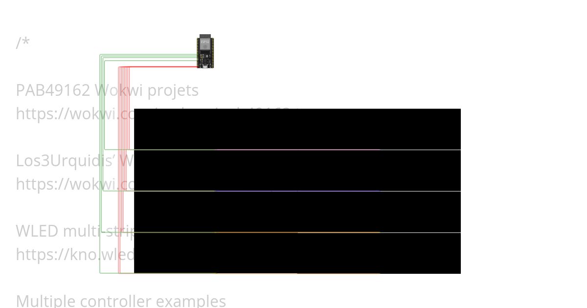 8x64 Static, Scroll, Fade - SBUX simulation