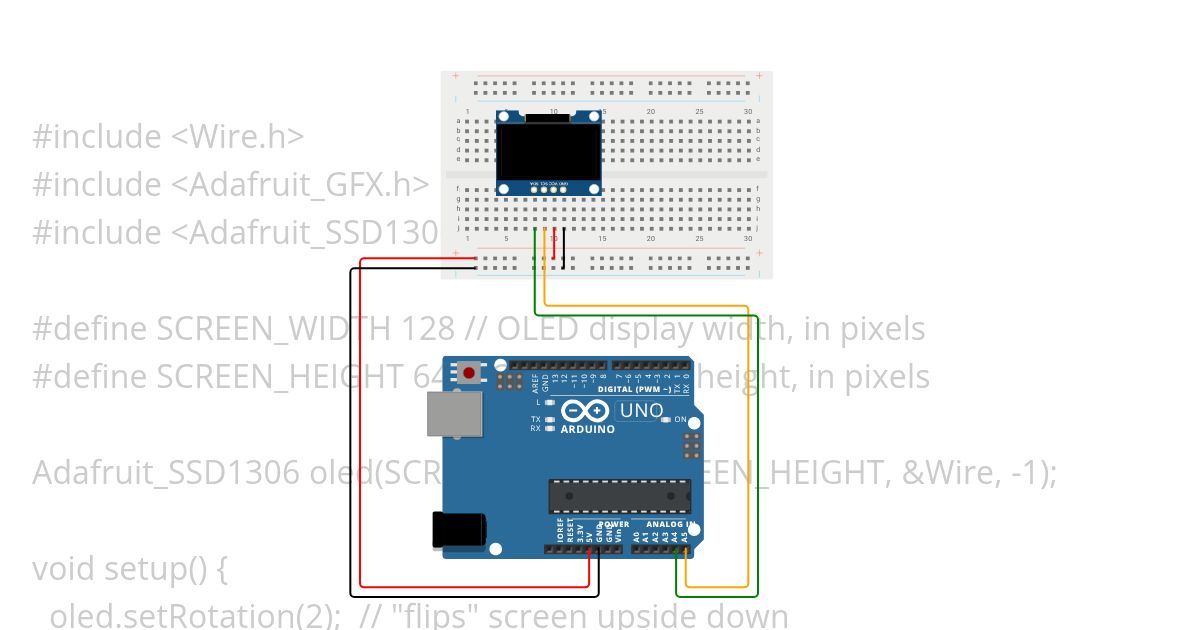 Basic SSD1306 simulation