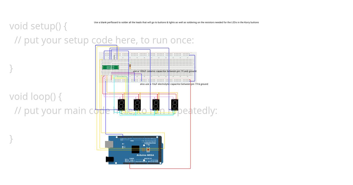 max7219wiring simulation