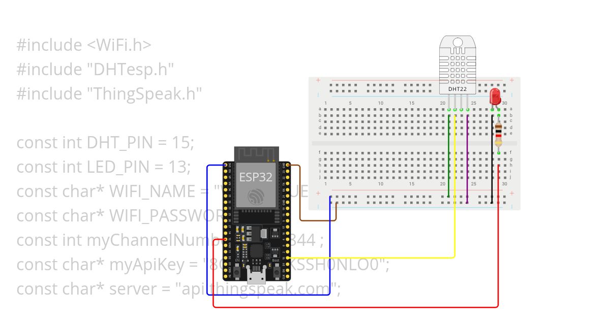 Log Data Sensor ke Layanan Basisdata Waktu Nyata ThingSpeak - Galuh Atmaji XI-2 simulation