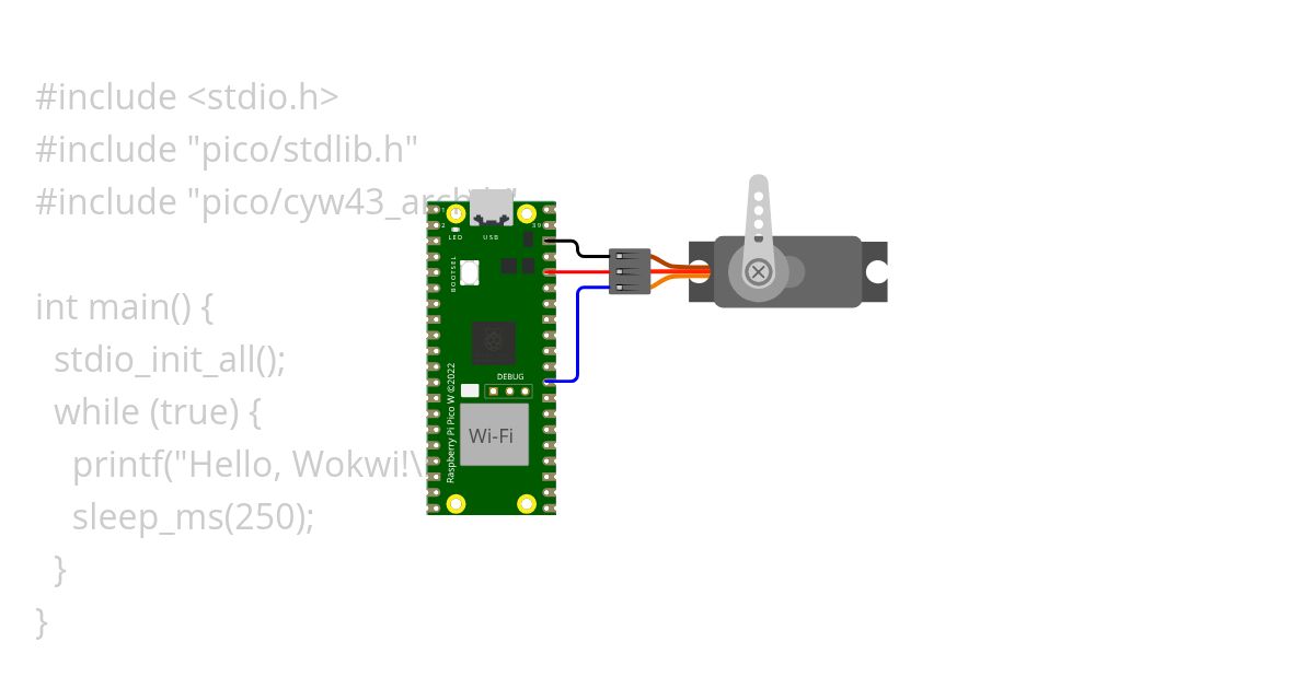 Servomotor simulation
