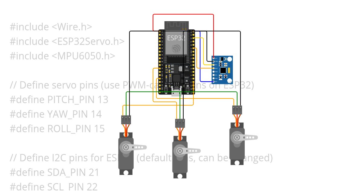 esp32 gimbal simulation