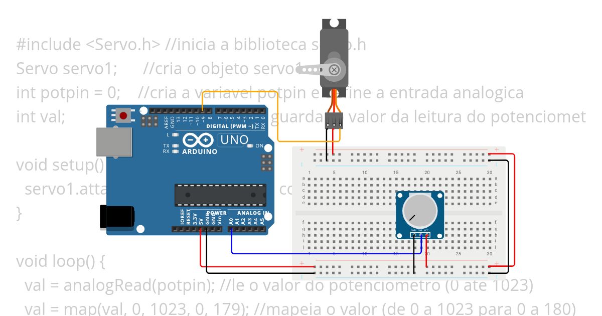 servo motores 1 simulation