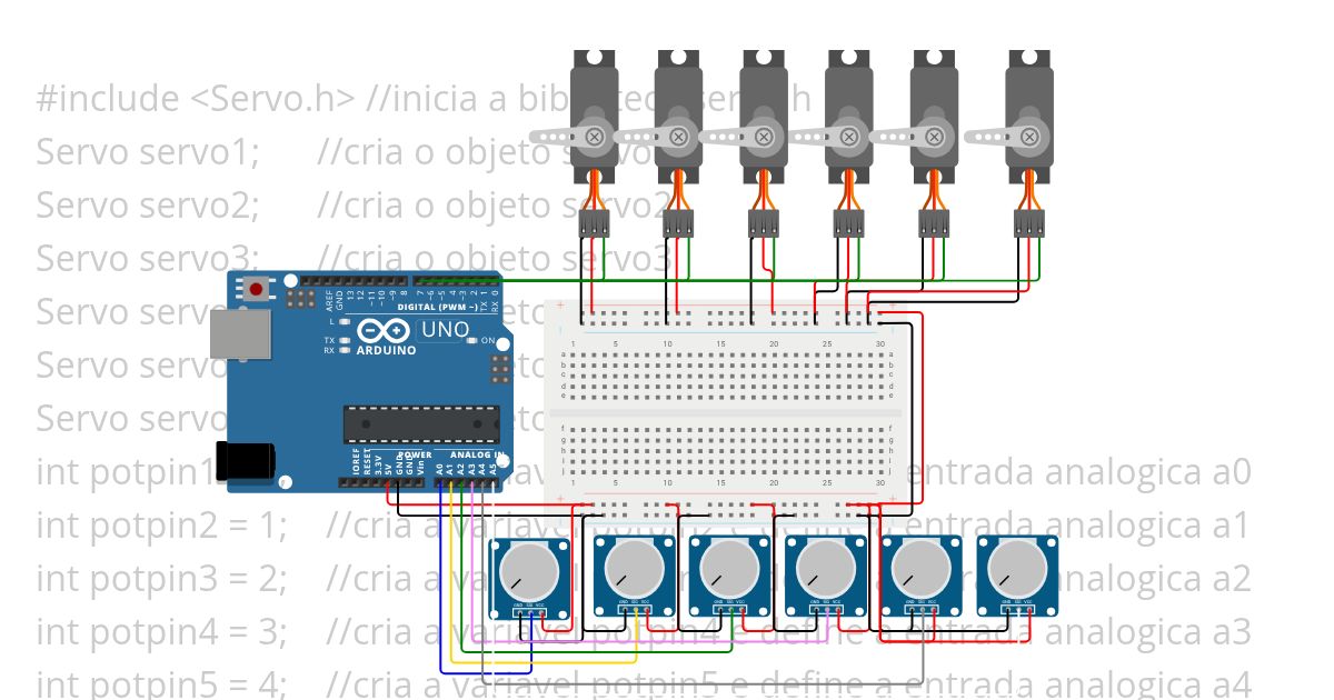 servo motores 2 simulation