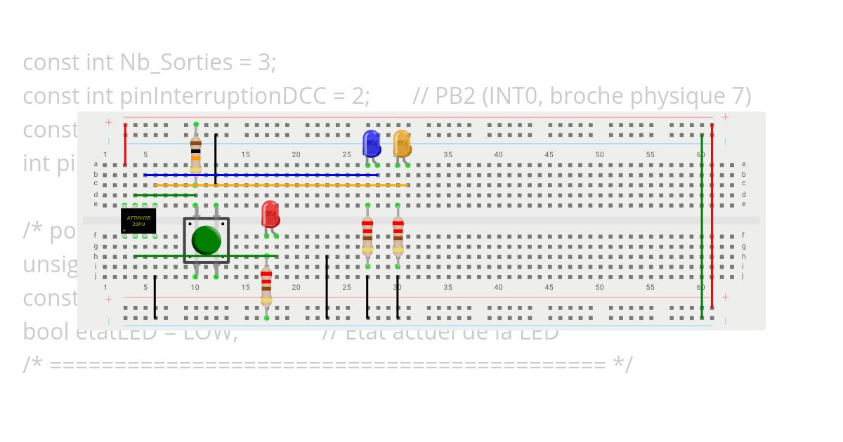 Tests interruption INT0 simulation