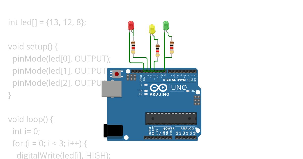 SIMPLE LED PROGRAM Copy simulation