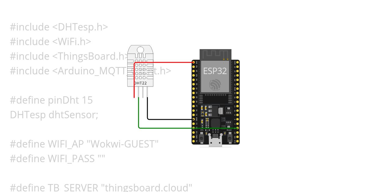 esp32 thingsboard simulation