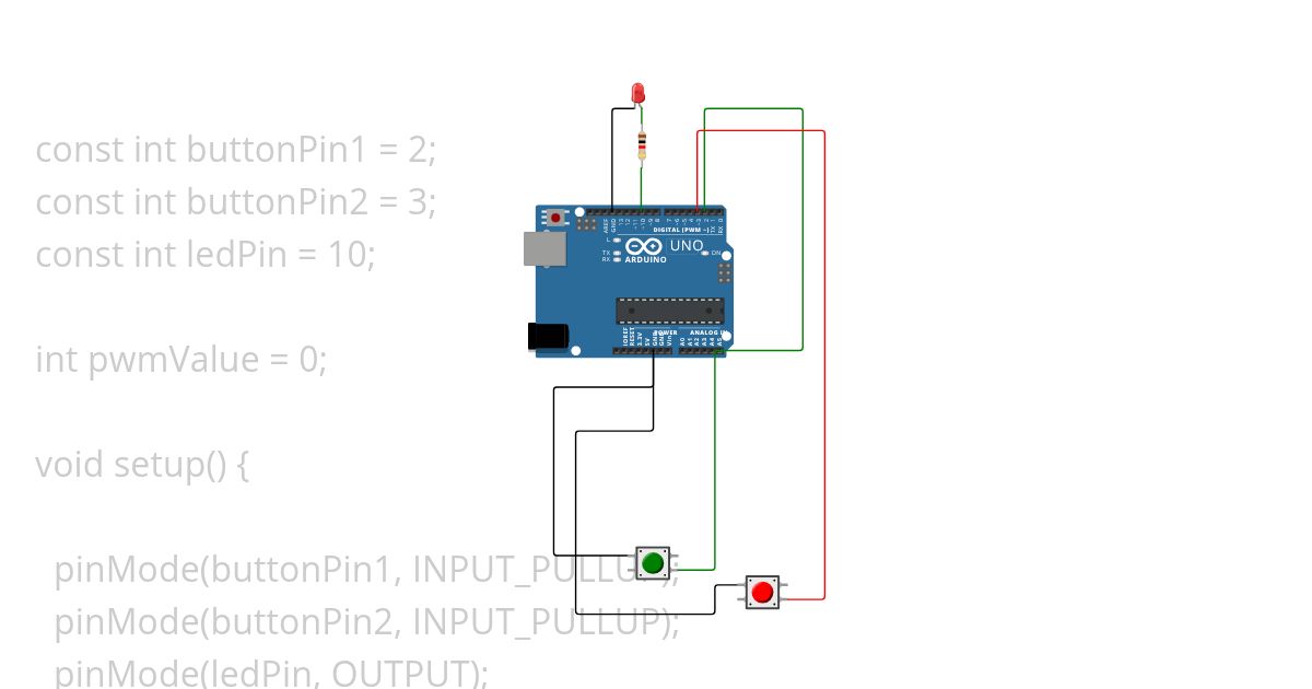 Exercício PWM SUBIDA E DESCIDA simulation